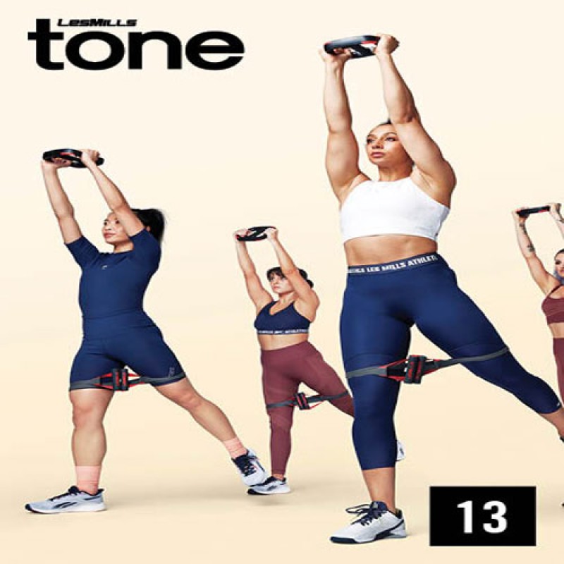 Hot Sale LesMills Q2 2021 TONE 13 releases DVD, CD & Notes